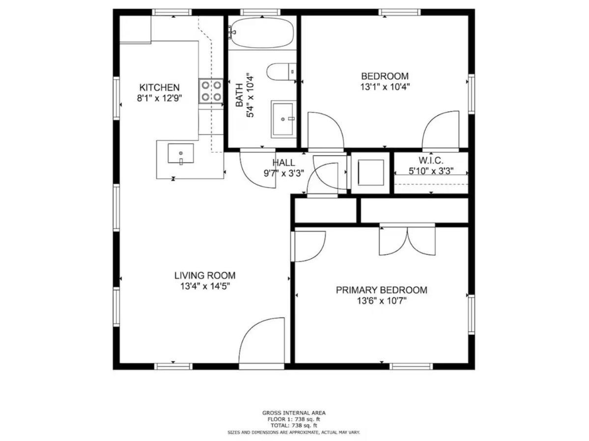 Holiday home Two-bedroom Townhouse In Downtown